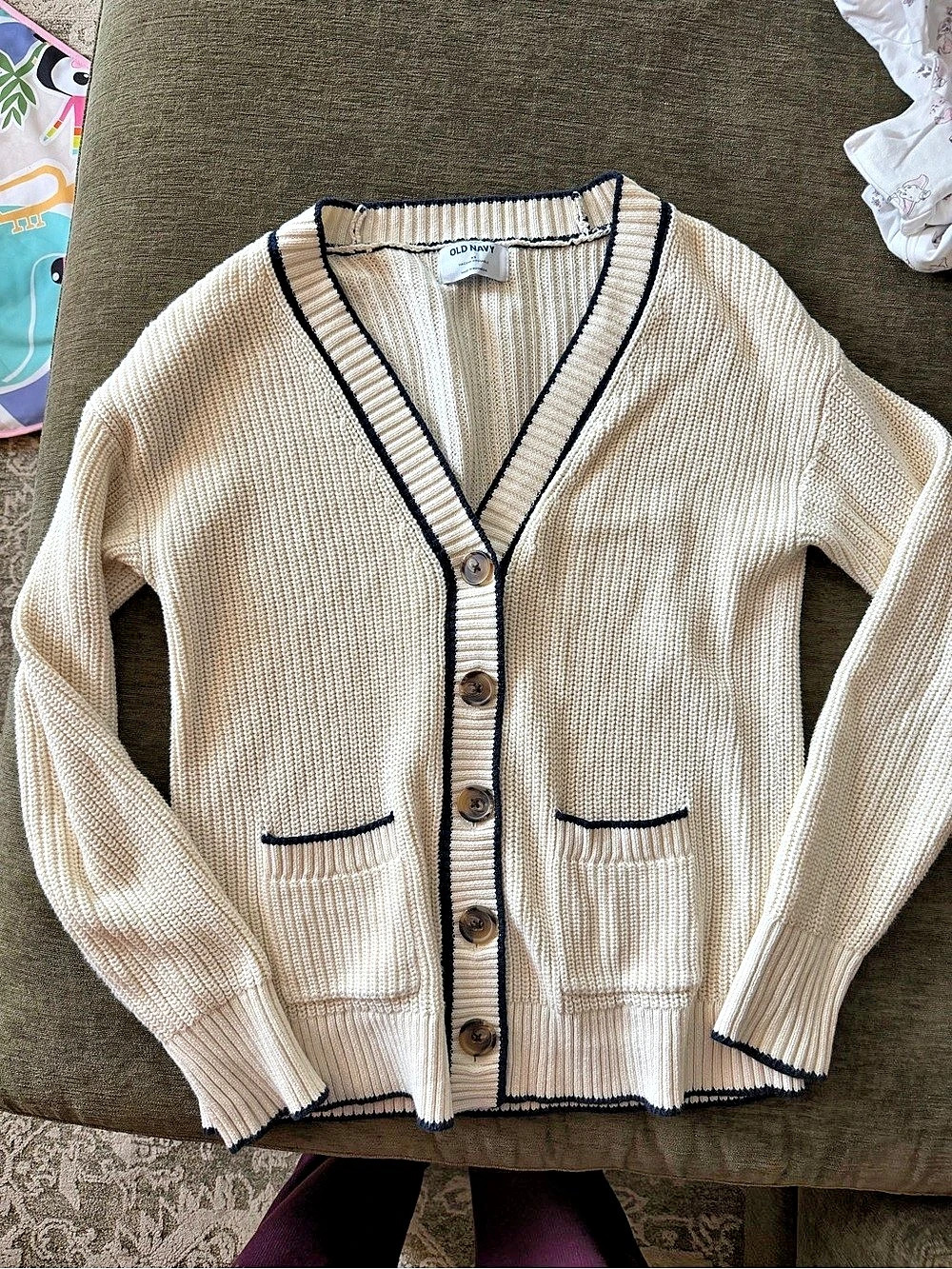 Old Navy Cotton V-Neck Cardigan Sweater